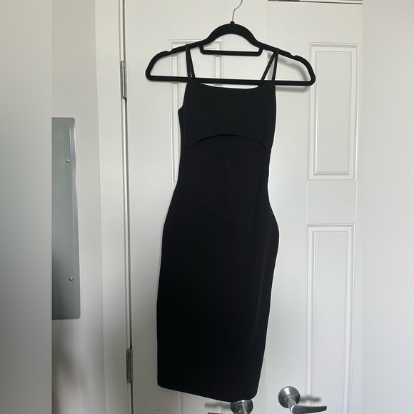 Aritzia Babaton Fissure Sculpt Dress - Black - Sz 2XS / XXS - Picture 4 of 4